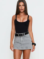 Gazelle Denim Skort Grey