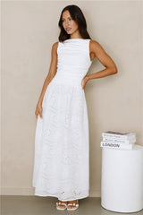 Soft Daydreams Maxi Dress White